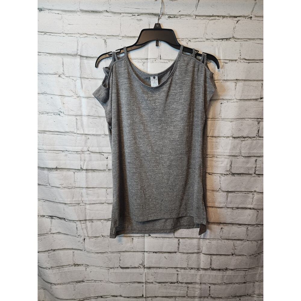 Active Life Women's Short Sleeve Shirt with Cross Strapping at Shoulder